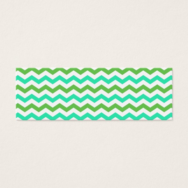Trendy, modern fresh green chevron (Front)