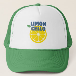 Trendy Modern Limoncello Liquor Trucker Hat