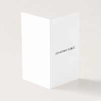 Trendy Modern Minimalist Elegant Clean Folded