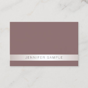Trendy Modern Minimalist Template Salon Creative Business Card