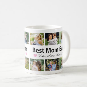 Trendy Modern Mother Best Mum Ever Keepsake Coffee Mug
