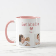Trendy Modern Mother Best Mum Ever Keepsake
