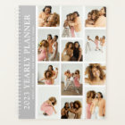 Trendy Modern Photo Grid Custom Yearly Planner