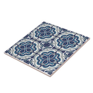 Trendy Modern Portuguese Tiles Azulejos Blue