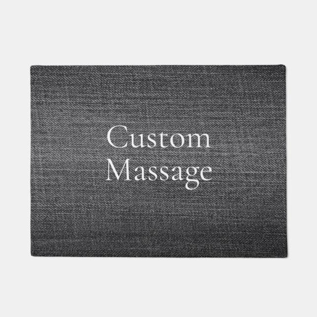 Trendy Modern Simple Custom Massage Doormat (Front)