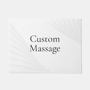 Trendy Modern Simple Custom Massage Doormat