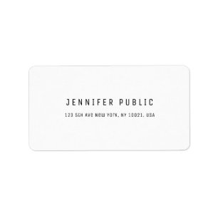 Trendy Modern Simple Professional Minimalist Label