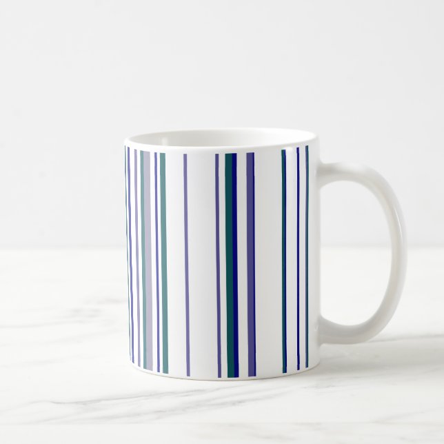 Trendy Modern Stripes Coffee Mug (Right)