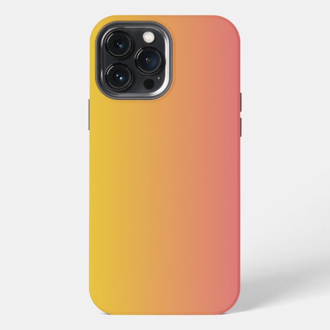  Trendy Monogram Pink Yellow  iPhone Case (Back)