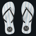 Trendy Monogram Wedding Favour | Any Colour Flip Flops<br><div class="desc">Celebrate in style with these trendy wedding flip flops. This design is easy to personalise with your own wording and your guests will be thrilled when they receive these fabulous party favours.</div>