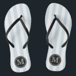 Trendy Monogram Wedding Favour | Any Colour Flip Flops<br><div class="desc">Celebrate in style with these trendy wedding flip flops. This design is easy to personalise with your own wording and your guests will be thrilled when they receive these fabulous party favours.</div>
