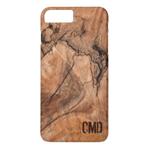 Trendy Monogrammed Nature Hardwood iPhone 8 Plus/7 Plus Case