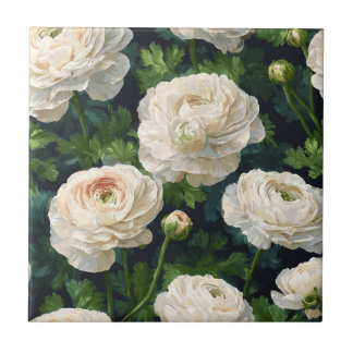 Trendy Mosaic Ranunculus Tiles For Indoor Flooring