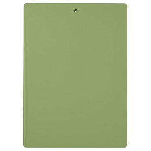 Trendy Moss Green Background Colour Customise this Clipboard
