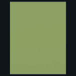 Trendy Moss Green Background Colour Customise this Flyer<br><div class="desc">This custom stylish product in a trendy moss green colour background for yourself or as a gift sure to make an impression in all occasions. Click on the "Customise it!" button to reveal tools to customise this product if you wish using a text editor and an image loader.</div>