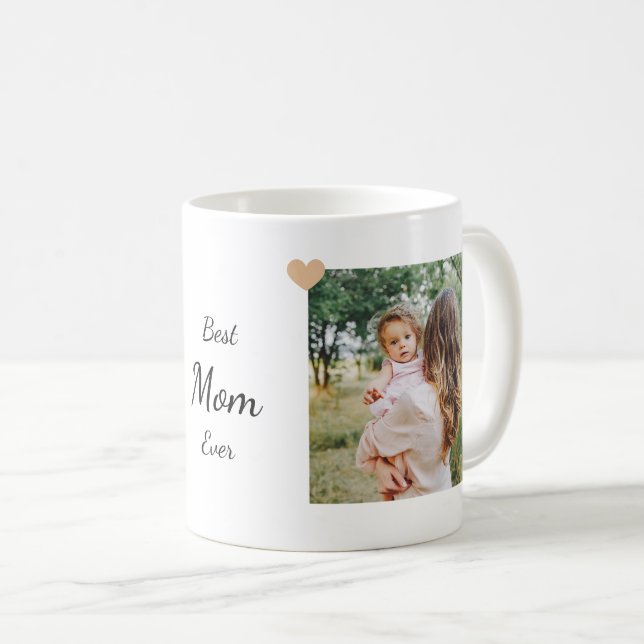 Trendy Mother Best Mom Ever Keepsake Coffee Mug (Front Right)