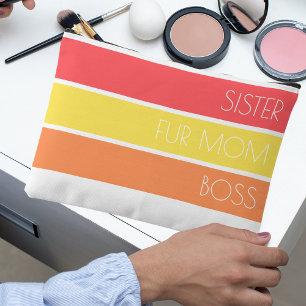 Trendy Mother's Day Typography Toiletry Bag