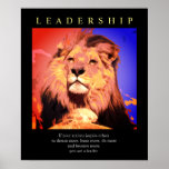 Trendy Motivational Leadership Lion Pop Art Poster<br><div class="desc">Lion Digital Artwork - Lion Head Computer Animal Art - College Pop Art - Wild Big Cats Computer Images</div>