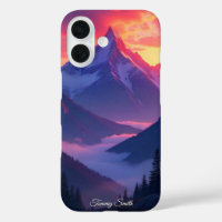 Trendy Mountain Sunset | Scenic Landscape