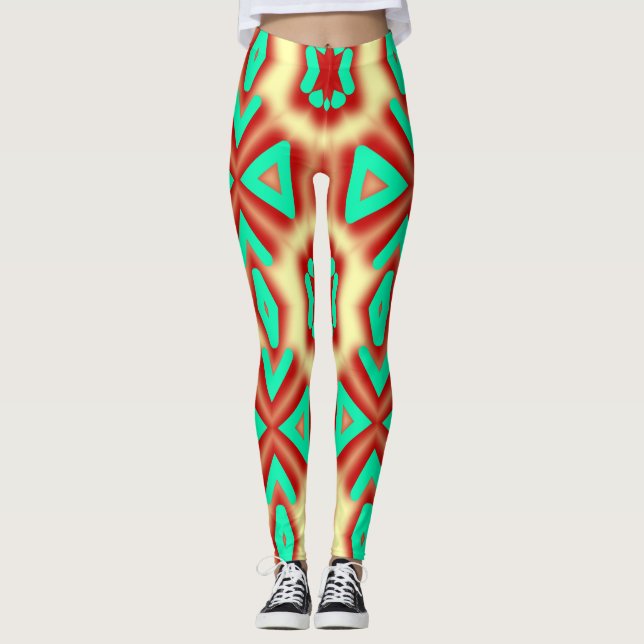 Trendy multicolor classic "Ratti_Creative_Arts" Leggings (Front)