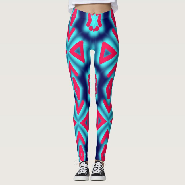 Trendy multicolor classic "Ratti_Creative_Arts" Leggings (Front)