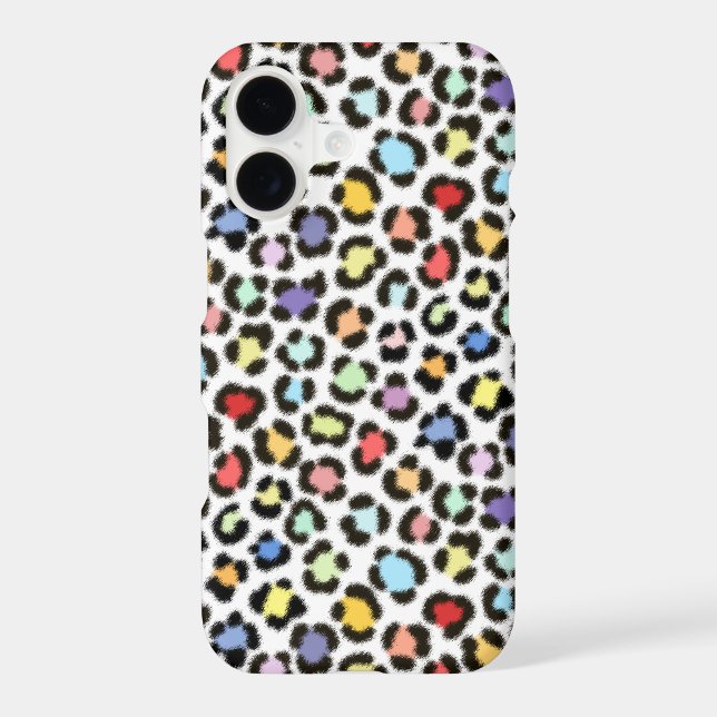 Trendy Multicolored Leopard Fur Effect Rpt Pattern (Back)