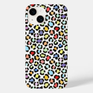 Trendy Multicolored Leopard Fur Effect Rpt Pattern Case-Mate iPhone 14 Case