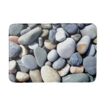 Trendy Natural Vivid Colours Pebbles Beach Photo