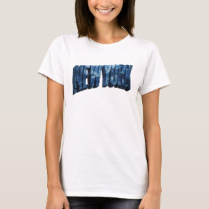Trendy Navy NEW YORK Print T-Shirt