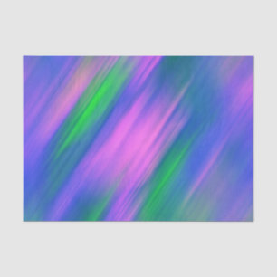 Trendy Neon Bright Blue green pink Abstract Tissue Paper