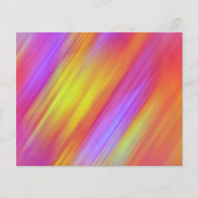 Trendy Neon Bright Red Pink Yellow Abstract  (Front)