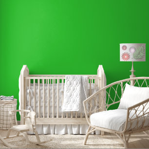 Trendy Neon Lime Green Solid Colour Elegant Wallpaper