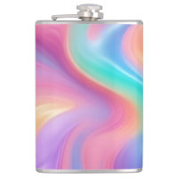 Trendy neon Pink Blue green abstract waves 