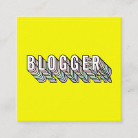 Trendy neon yellow 3d typography blogger minimal