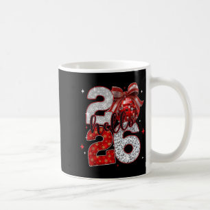 Trendy New Year’s Eve Hello 2026 Happy New Year Fa Coffee Mug
