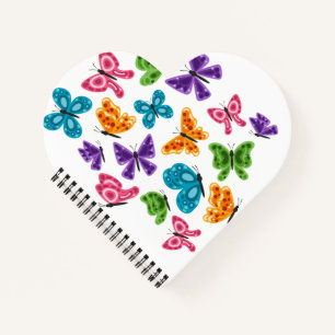 trendy of colourful Butterflies Notebook