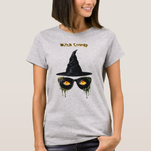 Trendy- Orange-Witchy Eyed T-Shirt