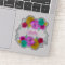 Trendy Painted Floral Colourful Vinyl Tumbler Deca