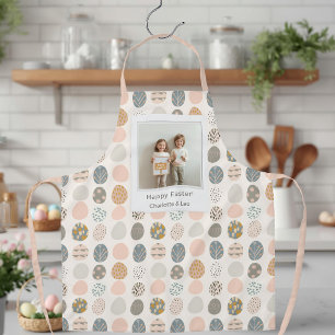 Trendy Pastel Easter Photo Apron   Personalized