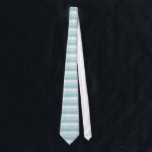 Trendy Pastel Light Blue Green Striped Template Tie<br><div class="desc">Trendy Pastel Light Blue Green Striped Template Elegant Neck Tie.</div>