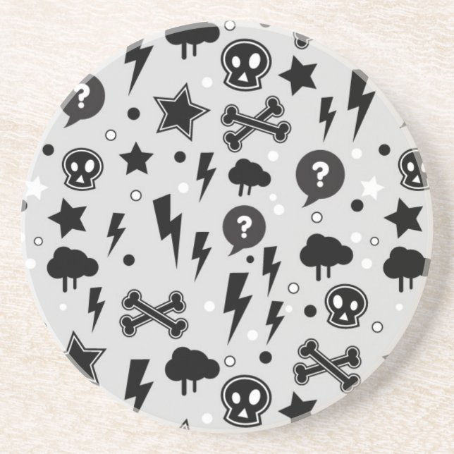 Trendy pattern coaster (Front)