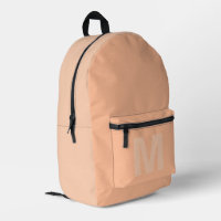 Trendy peach apricot with Monogram name