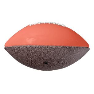 Trendy Persimmon Solid Colour Classic Elegant American Football
