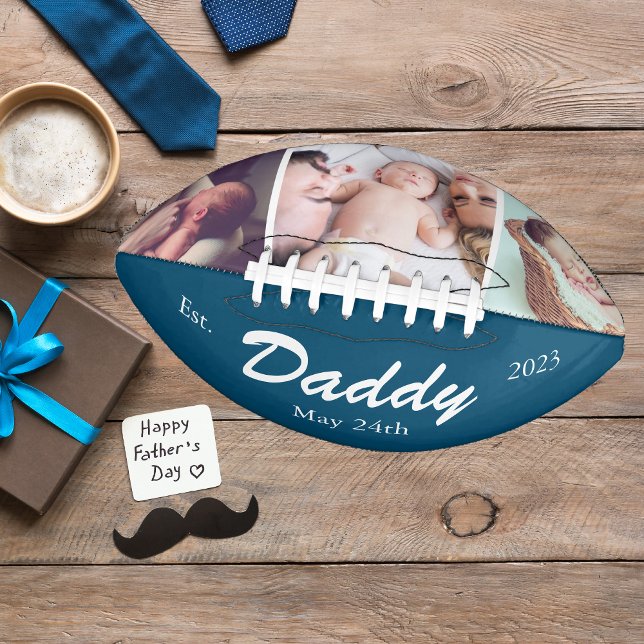 Trendy Personalised New Daddy Father American Football (Creator Uploaded)