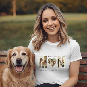 Trendy Personalised Photo WE LOVE YOU Mum T-Shirt
