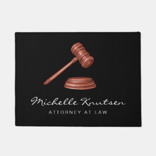 Trendy Personalized Lawyer Attorney at Law         Doormat
