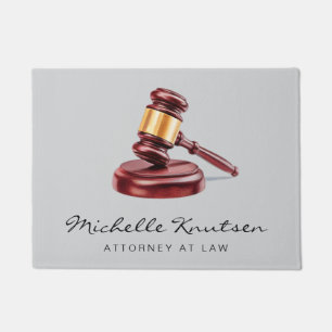 Trendy Personalized Lawyer Attorney at Law         Doormat