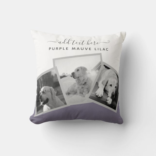 Trendy PHOTO Collage Pillows for GIRLS - Cute Fun (Front)