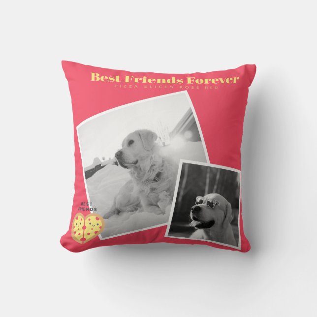 Trendy PHOTO Collage Pillows for GIRLS - Cute Fun (Front)