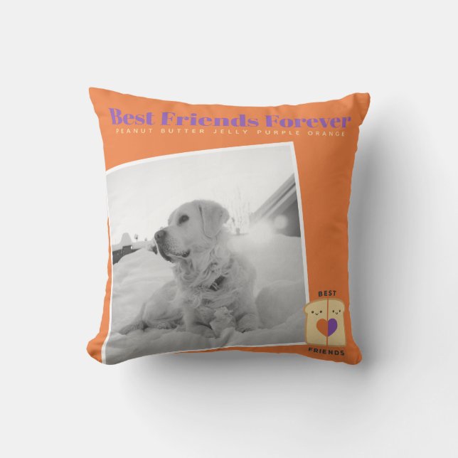 Trendy PHOTO Collage Pillows for GIRLS - Cute Fun (Front)